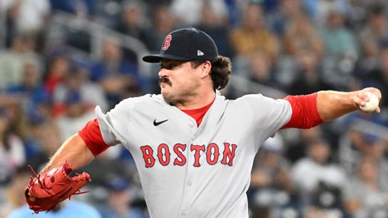 Red Sox bullpen lacks left-handed depth entering camp: Who's in the mix to compete this spring? taken at BSJ Headquarters. Photo by  Dan Hamilton-Imagn Images